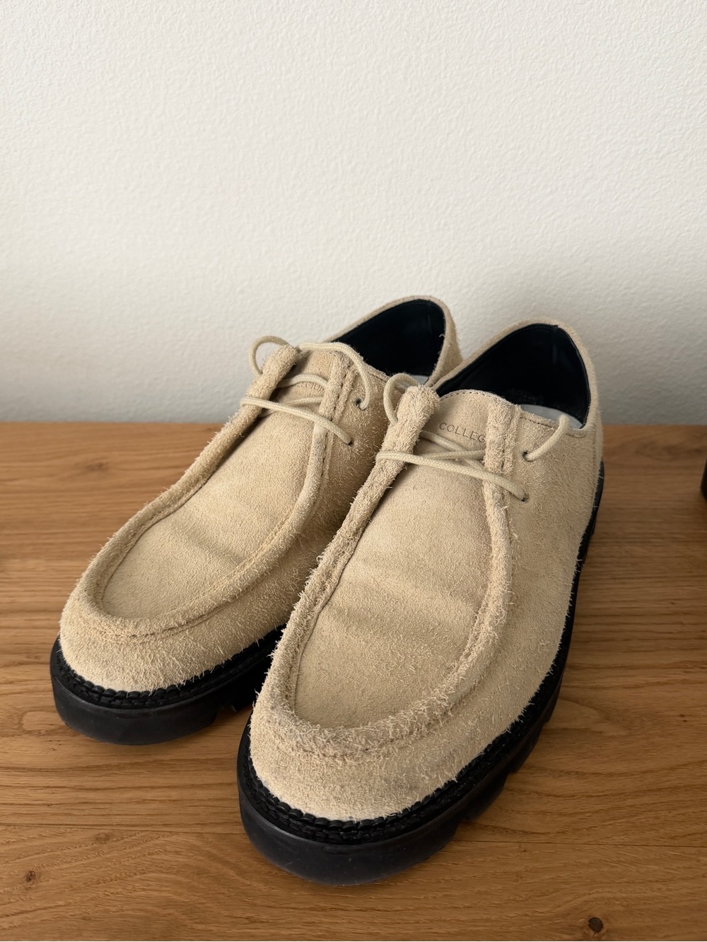 Collegium Moc Toe Loafer Tan Suede